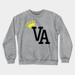 King of Virginia VA by AiReal Apparel Crewneck Sweatshirt